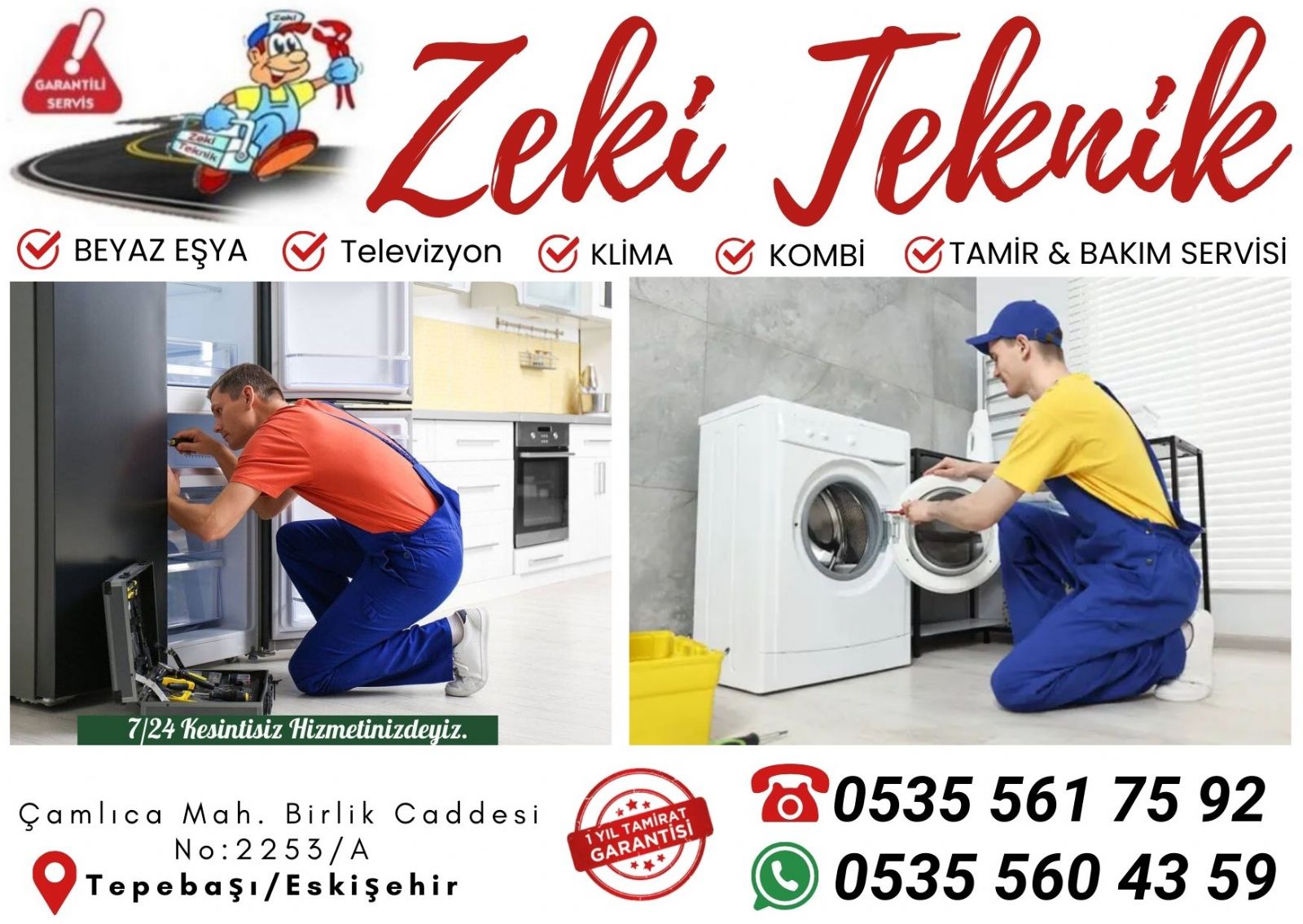 Eskişehir Beyaz Eşya Servisi